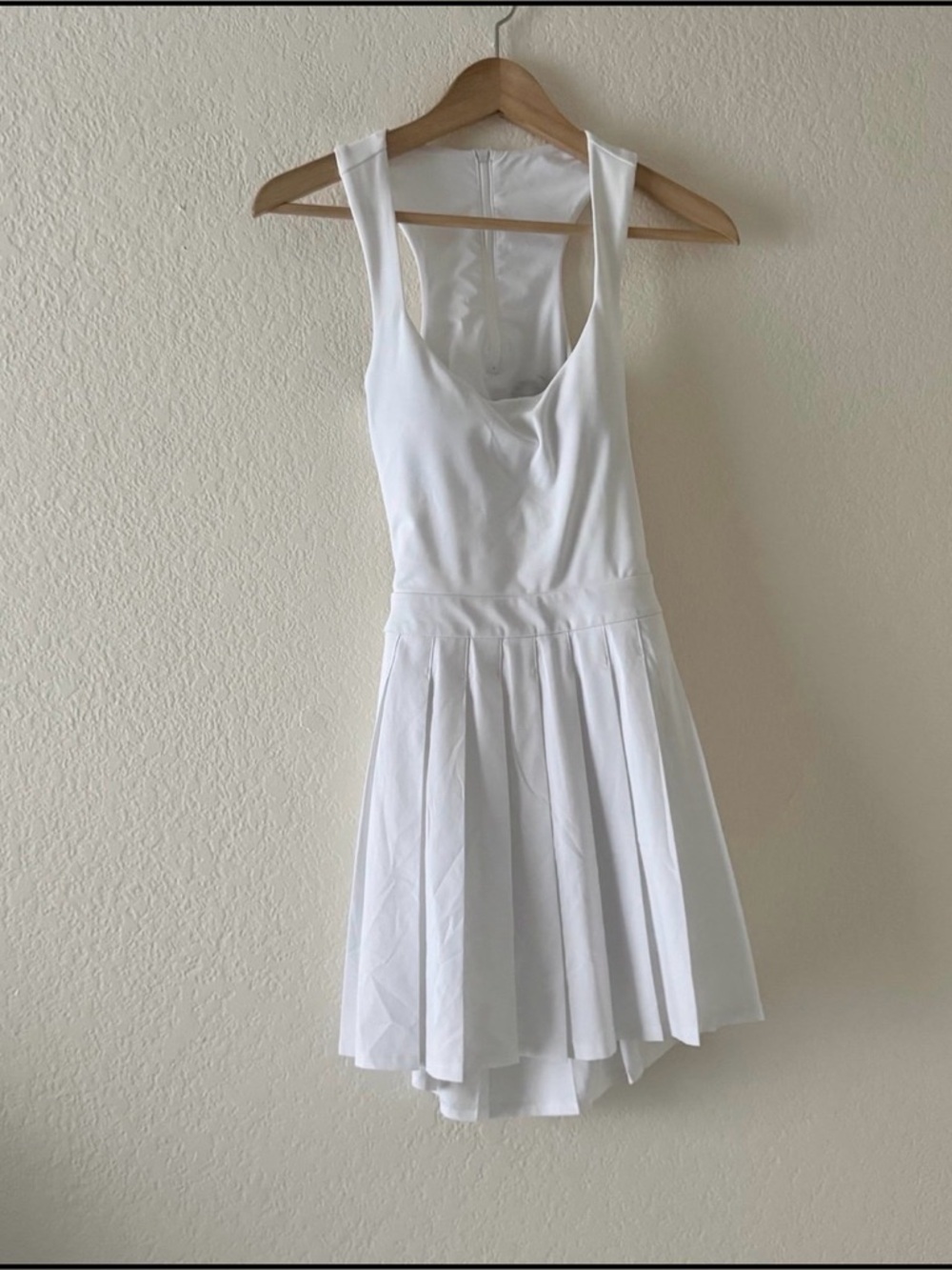 Vuori Performance Set Tennis Dress White Built In Shorts Lined XS